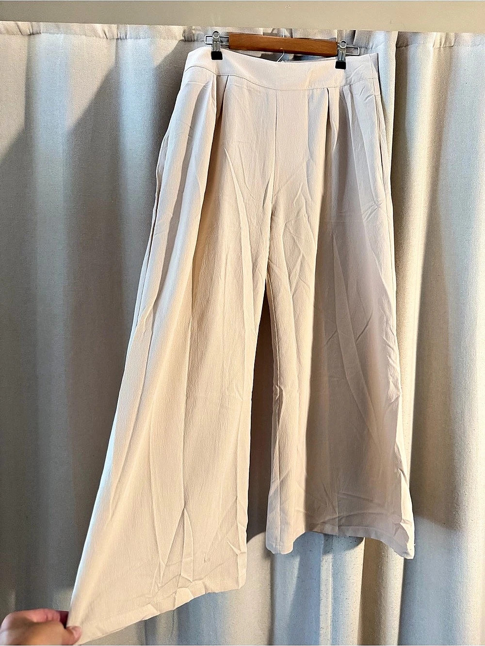 SHEIN Wide Leg Pants in Cream NWOT